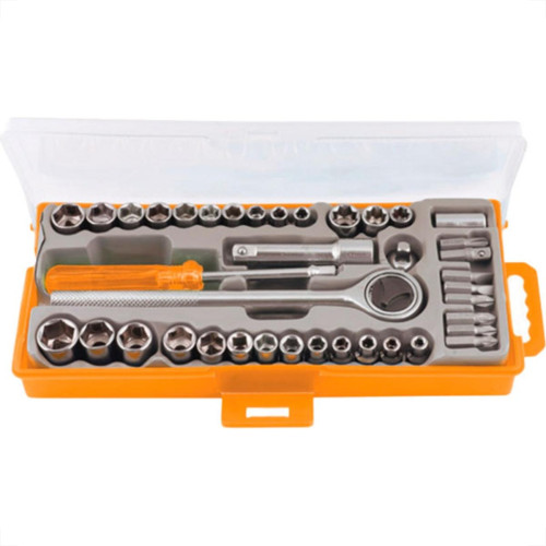 Jg Soquete E Bits Sparta Catr.1/4 40Pc Jg Soquete E Bits Sparta Catr.1/4 40Pc