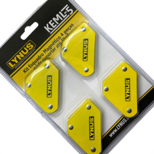 Kit Esquadro Magnetico Lynus 5Kg Kit Esquadro Magnetico Lynus 5Kg