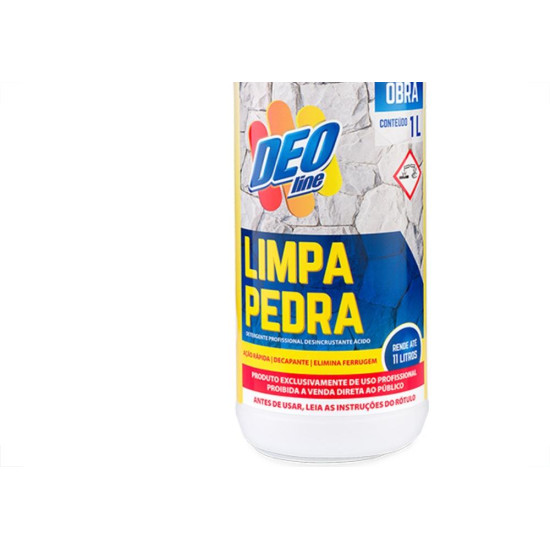 Limpa Pedras Deoline Pos Obra 1L Limpa Pedras Deoline Pos Obra 1L