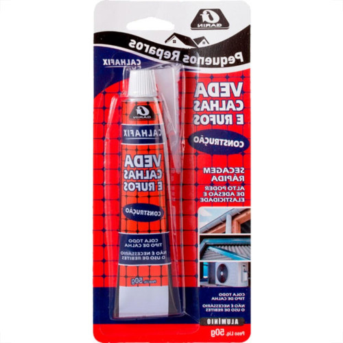 Cola Veda Calha Garin Aluminio 50G Cola Veda Calha Garin Aluminio 50G