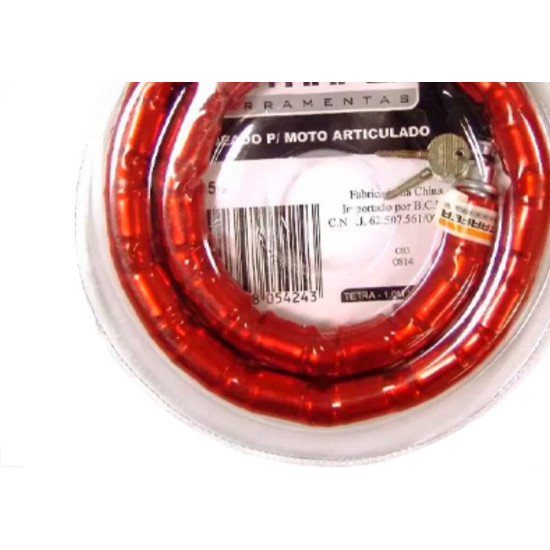 Cadeado P/Moto Art.Tetra 24Mm-1,2Mt Cadeado P/Moto Art.Tetra 24Mm-1,2Mt