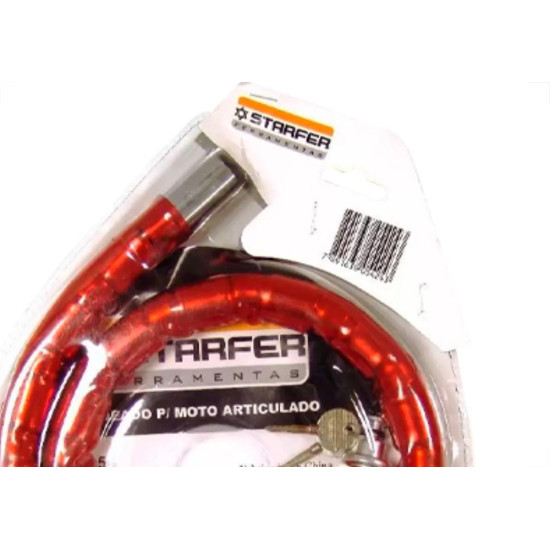 Cadeado P/Moto Art.Tetra 24Mm-1,2Mt Cadeado P/Moto Art.Tetra 24Mm-1,2Mt