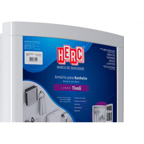 Armario Banheiro Herc Tivoli Branco 353