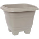 Vaso Pl.Quadrado N.28 Areia-9650 Vaso Pl.Quadrado N.28 Areia-9650
