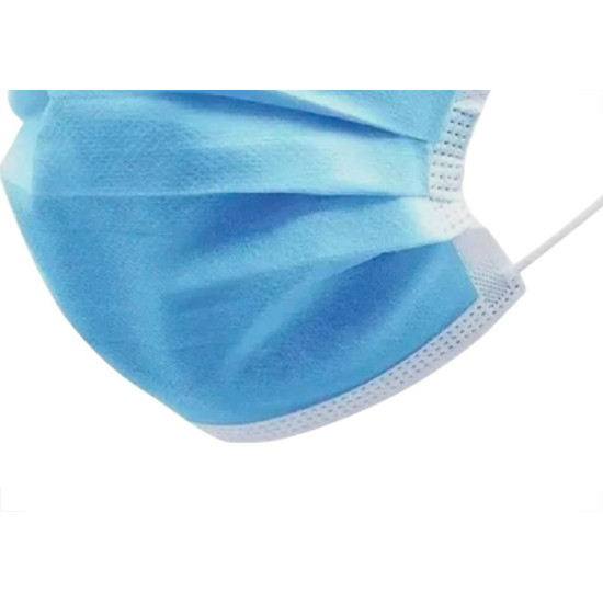 Mascara Descart Tripla Azul C/ 50 Mascara Descart Tripla Azul C/ 50