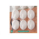 Kit 9 Ganchos Plastico 3,5X2X1,5Cm