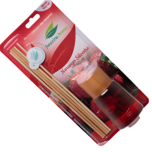 Difusor Aroma Amz Morango Sil 120Ml