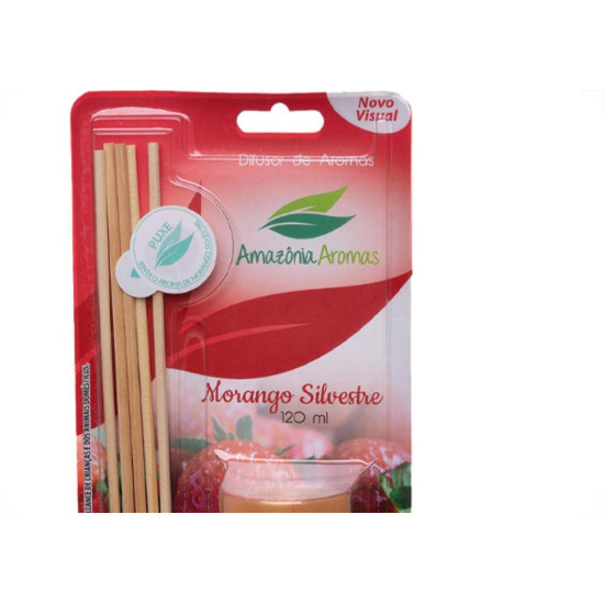 Difusor Aroma Amz Morango Sil 120Ml