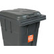 Lixeira Coletora Pedal/Roda 120Lt