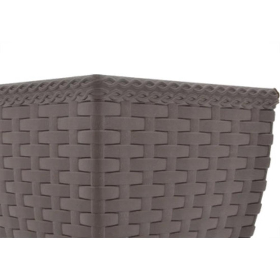Vaso Cachepo Rattan Min Qdr.Coffee Vaso Cachepo Rattan Min Qdr.Coffee