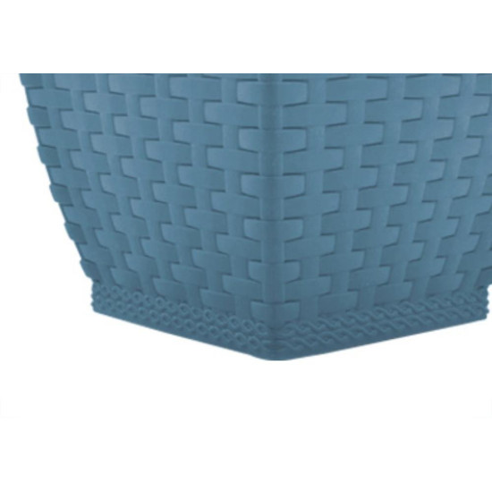 Vaso Cachepo Rattan Min Qdr.Color