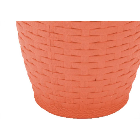 Vaso Rattan Redondo Color Mini