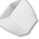 Vaso Cachepo Rattan M3 Quadr.Branco