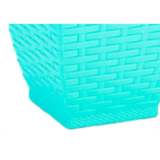 Vaso Cachepo Rattan M3 Quadr.Color Vaso Cachepo Rattan M3 Quadr.Color