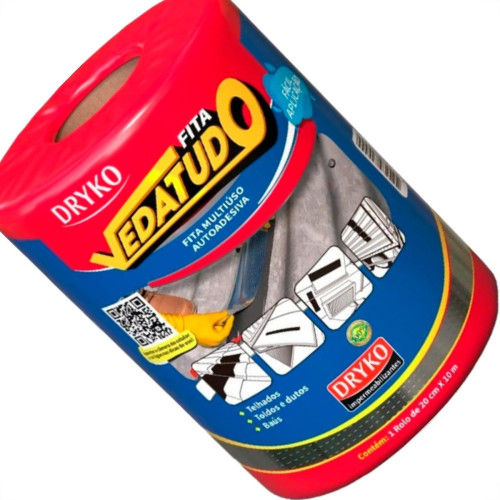 Fita Adesiva Multuso Dryko Cz.20Cmx10M