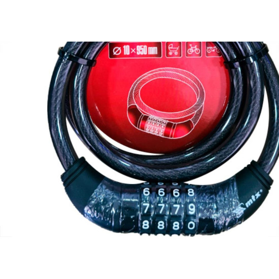 Cadeado P/Moto Segr 10Mmx 95Cm Mtx Cadeado P/Moto Segr 10Mmx 95Cm Mtx