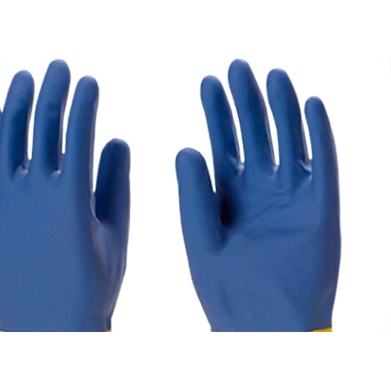 Luva Latex Imbat Neoprene Am/Az 08 Luva Latex Imbat Neoprene Am/Az 08
