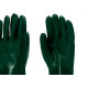 Luva Pvc C/Forro Imbat Verde 36Cm