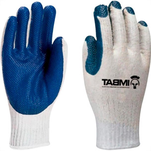 Luva Malha Imbat Emborr.Azul 10 Luva Malha Imbat Emborr.Azul 10