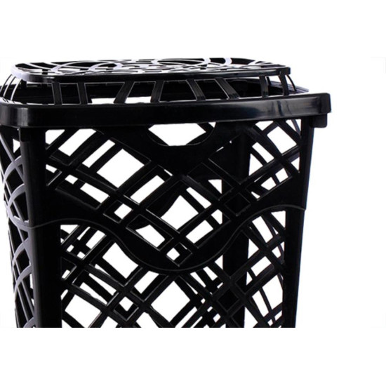 Cesto Telado Retang.Preto 60Lt-3084 Cesto Telado Retang.Preto 60Lt-3084
