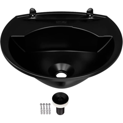 Lavatorio Plast Astra 36X28 Preto Lavatorio Plast Astra 36X28 Preto
