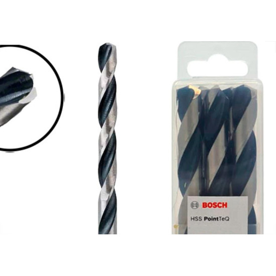 Broca Aco Rapido Bosch Pointteq 12.5Mm - Kit C/5 UN Broca Aco Rapido Bosch Pointteq 12.5Mm - Kit C/5 UN