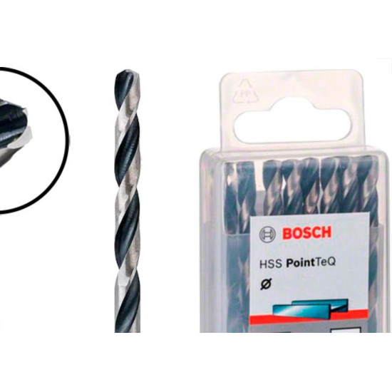 Broca Aco Rapido Bosch P.Teq D 7/64 - Kit C/10 PT