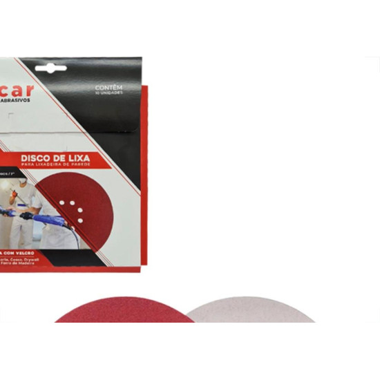 Disco Lixa Velc.Alcar Mas.7X150 C10