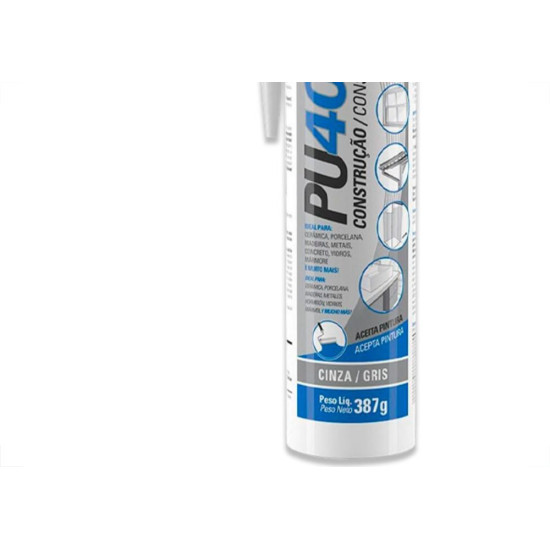 Selante Pu40Fix Tekbond Cinza 387G