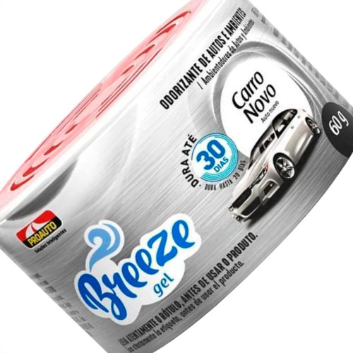 Odorizante Gel Proauto Car Novo 60G Odorizante Gel Proauto Car Novo 60G