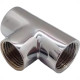 Tee Metal Cromado R/F 1/2 Garden Tee Metal Cromado R/F 1/2 Garden