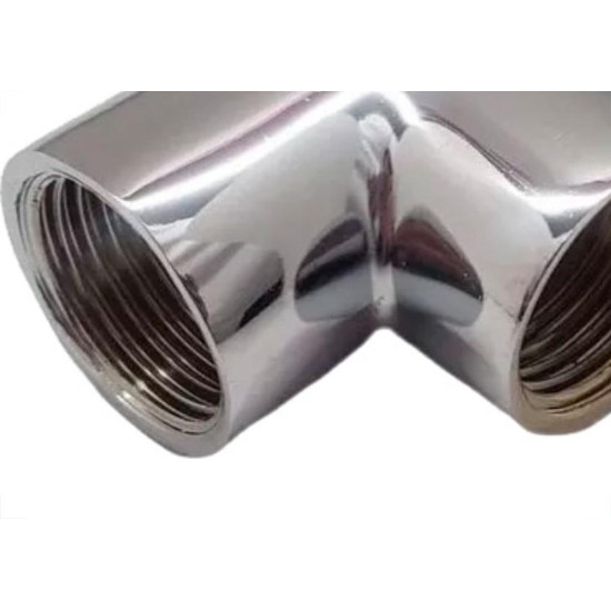 Tee Metal Cromado R/F 1/2 Garden Tee Metal Cromado R/F 1/2 Garden