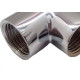 Tee Metal Cromado R/F 1/2 Garden Tee Metal Cromado R/F 1/2 Garden