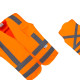 Colete Kalipso Laranja 1 Bolso.Xxg Colete Kalipso Laranja 1 Bolso.Xxg