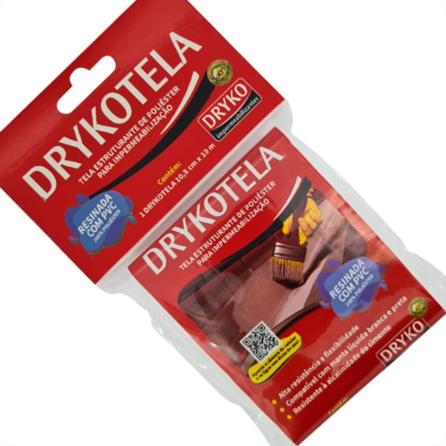Tela Resinada Dryko 10Cm X 10Mt