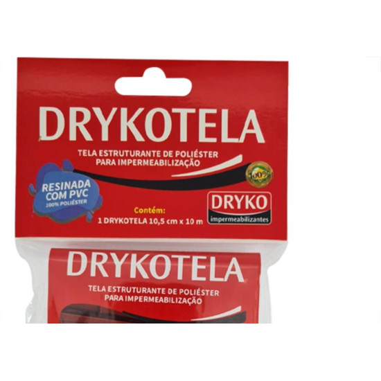 Tela Resinada Dryko 10Cm X 10Mt