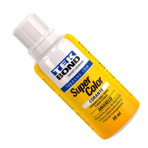 Corante Tekbond Amarelo 50Ml Corante Tekbond Amarelo 50Ml