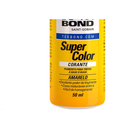 Corante Tekbond Amarelo 50Ml Corante Tekbond Amarelo 50Ml