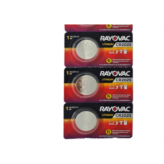 Pilha Bateria El.Rayovac Cr2025 5Un Pilha Bateria El.Rayovac Cr2025 5Un