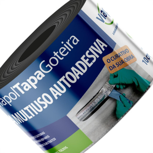 Fita Adesiva Tapa Goteira 10Cmx10Mt Fita Adesiva Tapa Goteira 10Cmx10Mt