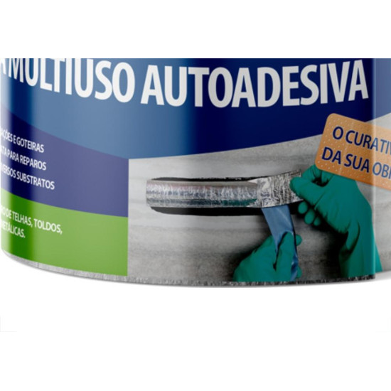 Fita Adesiva Tapa Goteira 10Cmx10Mt Fita Adesiva Tapa Goteira 10Cmx10Mt