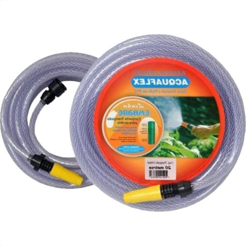 Mangueira Malha trançada Aquaflex Cristal 15Mt Mangueira Malha trançada Aquaflex Cristal 15Mt