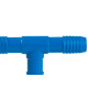 Tee Irrigacao Azul Reboucas Triplo 1/2 - Kit C/25 UN Tee Irrigacao Azul Reboucas Triplo 1/2 - Kit C/25 UN