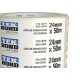 Fita Crepe Tek Bond 24Mm X 50Mt - Kit C/5 RL