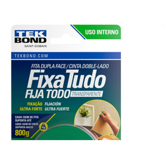 Fita Dupla Face Acr/Tek 19X 2M/Int