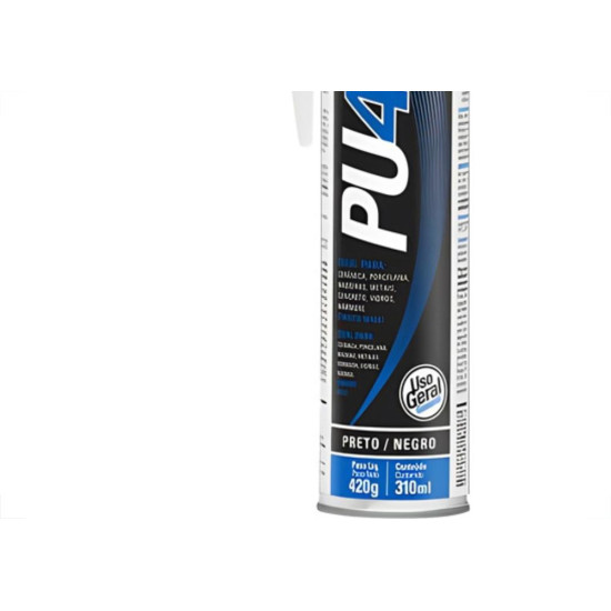 Selante Pu40 Tekbond Preto 310Ml Selante Pu40 Tekbond Preto 310Ml