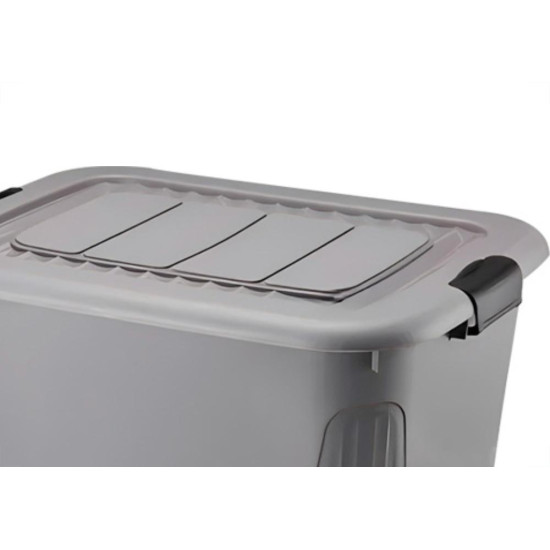 Container Northon C/Roda Cinza 80Lt Container Northon C/Roda Cinza 80Lt