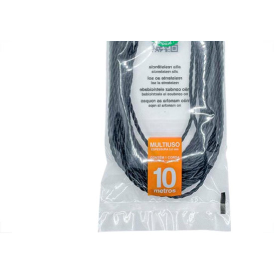 Corda Torcida P/Varal Pr 3X10Mt
