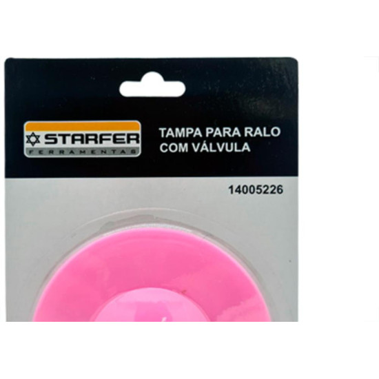 Tampa P/Ralo Flex Starfer 10Cm Rosa Tampa P/Ralo Flex Starfer 10Cm Rosa