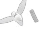 Ventilador Teto Aires Br.C/Rem Bv Ventilador Teto Aires Br.C/Rem Bv